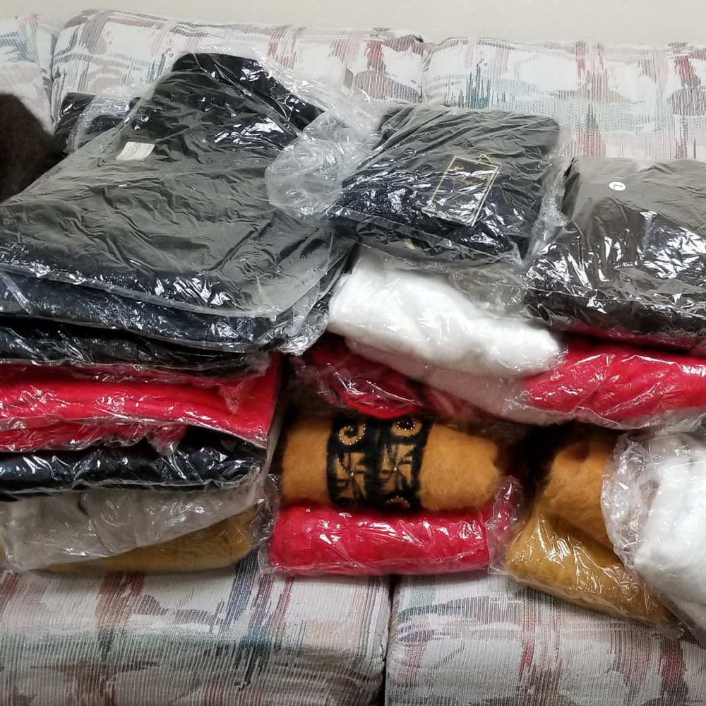 Bulk Lot of Angora Sweaters and Skirts